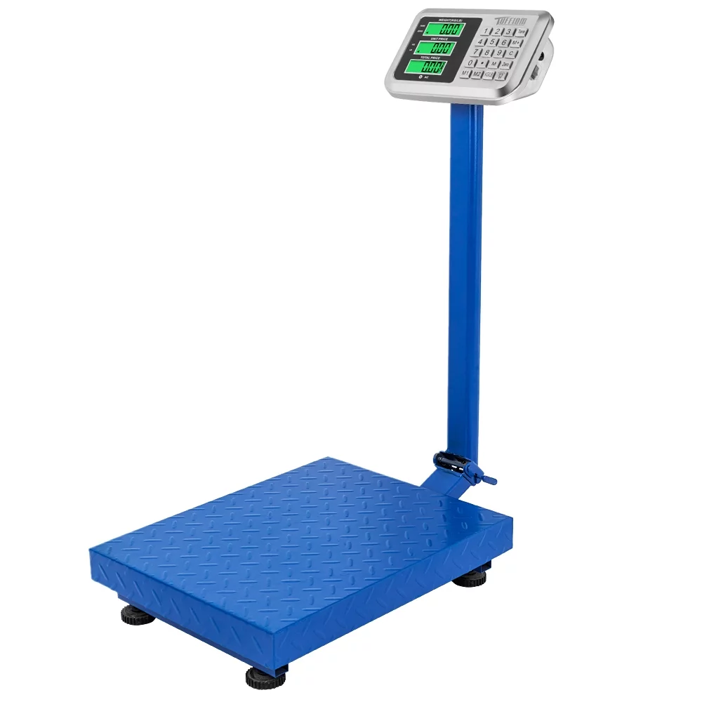 TUFFIOM 661lbl Weight Electronic Digital FoldingPlatform Scale,Blue
