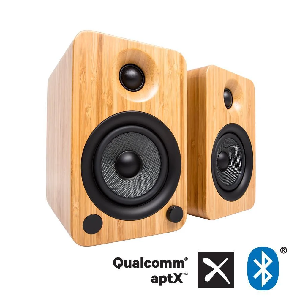 Kanto Living YU4 2-Way Powered Bookshelf Speakers (Pair, Pure)