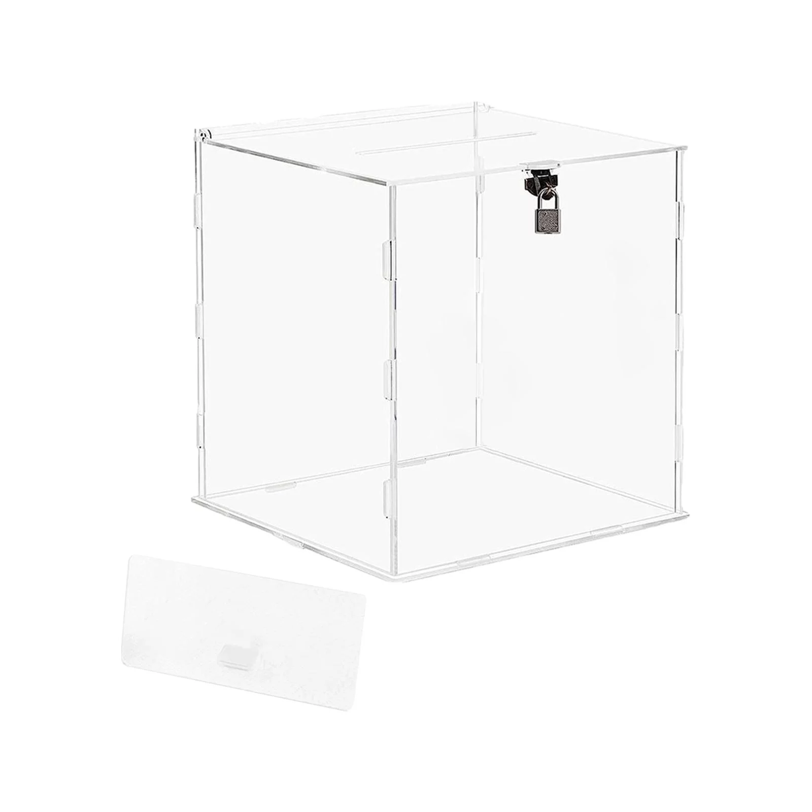 Acrylic Wedding Cards Box Reception Table Card Box for Anniversary Graduation Blank