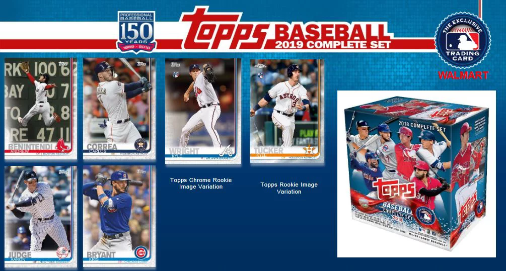 2019 Topps Baseball Complete Set-Special Edition- Exclusive Topps Chrome Rookie Relic or Auto Relic Card |700 2019 Topp Series 1 & Series 2 Baseball Trading Cards
