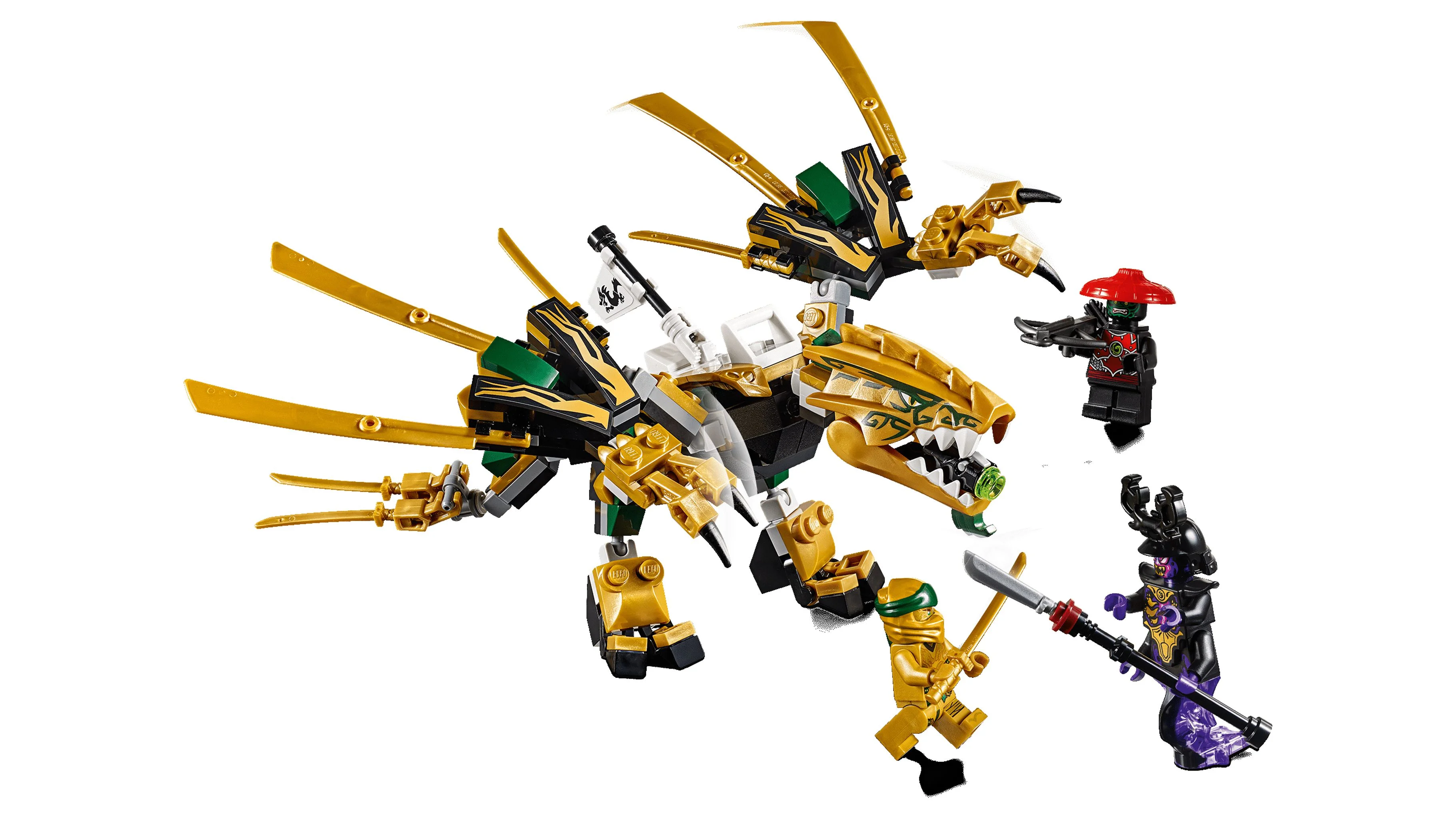 LEGO Ninjago The Golden Dragon Building Set 70666 (171 Pieces)