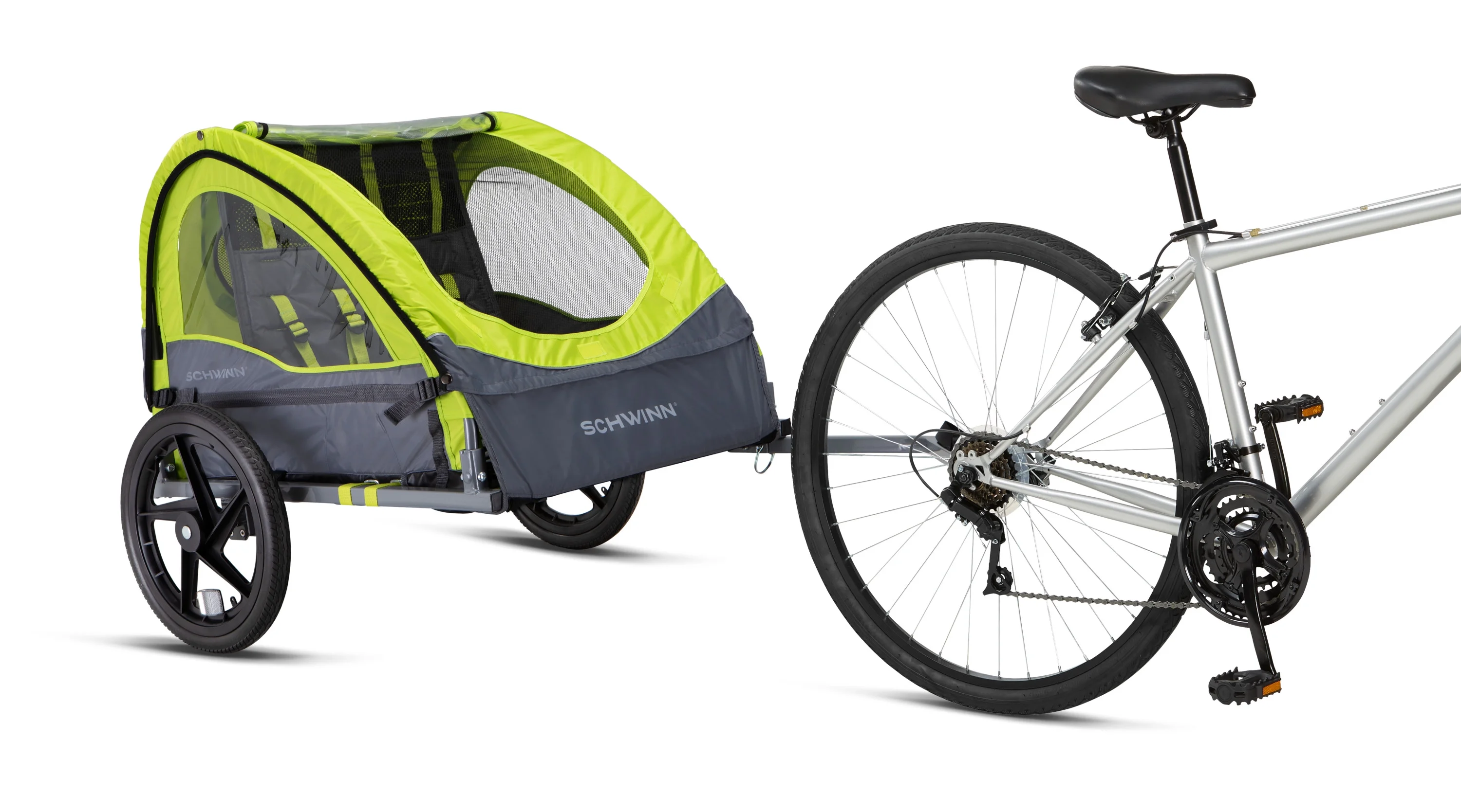 Schwinn Gemini Toddler Unisex Trailer, Lime