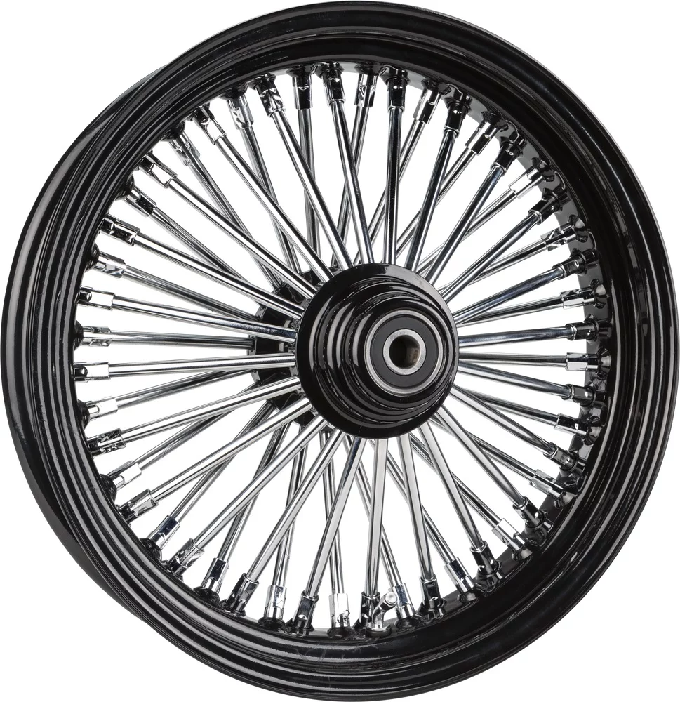 HardDrive Front 48 Spoke Wheel Black Single Disc 21X3.5 1