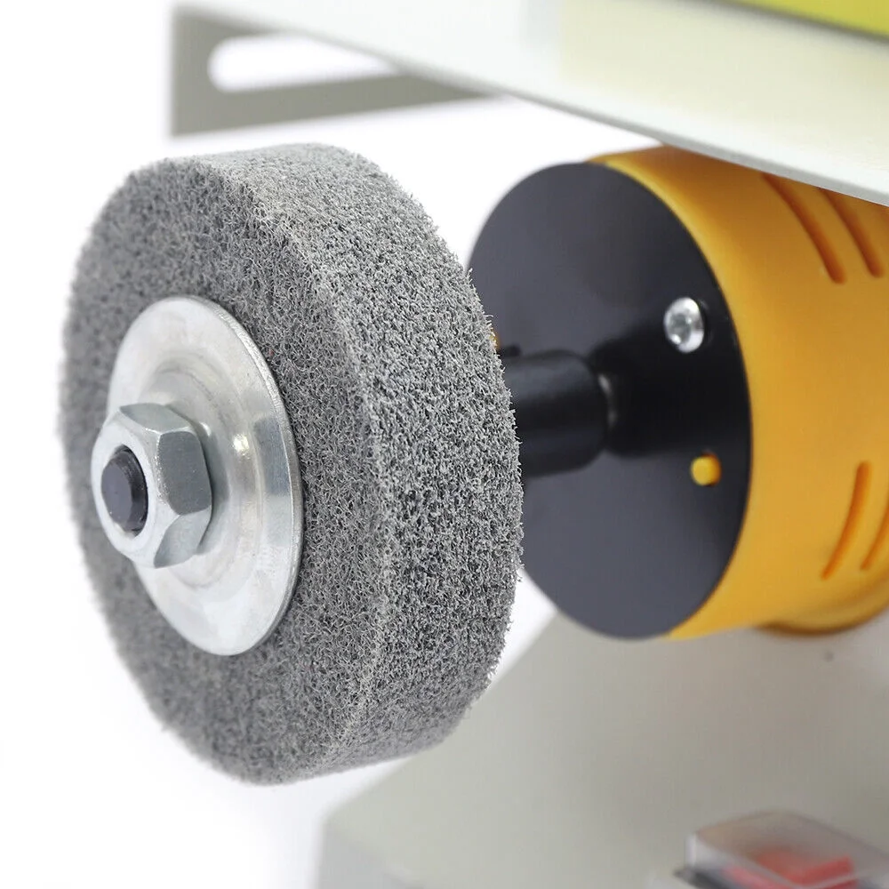 Fichiouy Benchtop Table Saw Cutting Machine Gem Jewelry Rock Bench Lathe Polisher 110V 750W