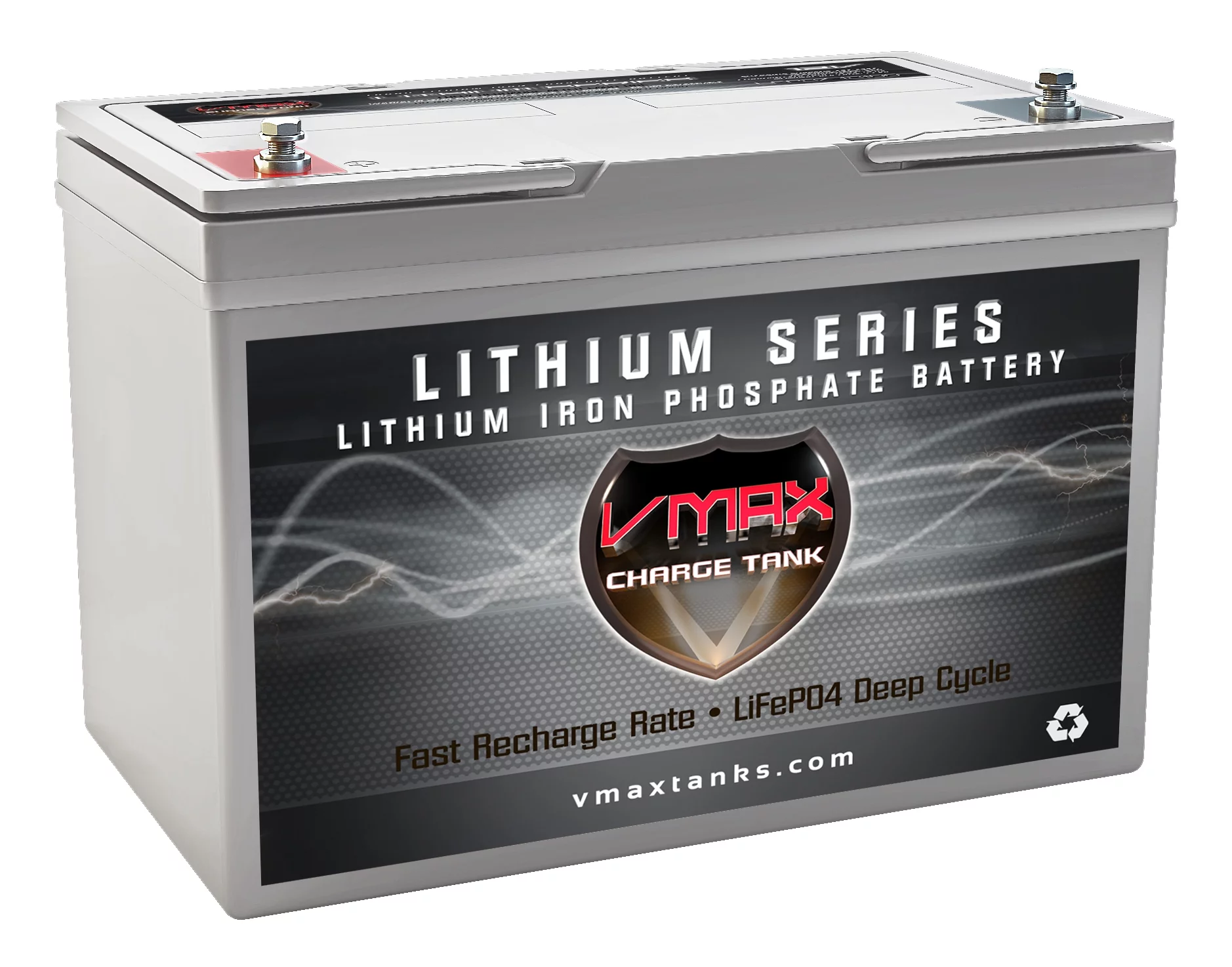 VMAX LFP27-12100 Li-Iron 12V 100AH LiFePO4 Marine Lithium Battery for 45LB Trolling Motors (12 Volt 100AH, Group 27, 1280Wh)