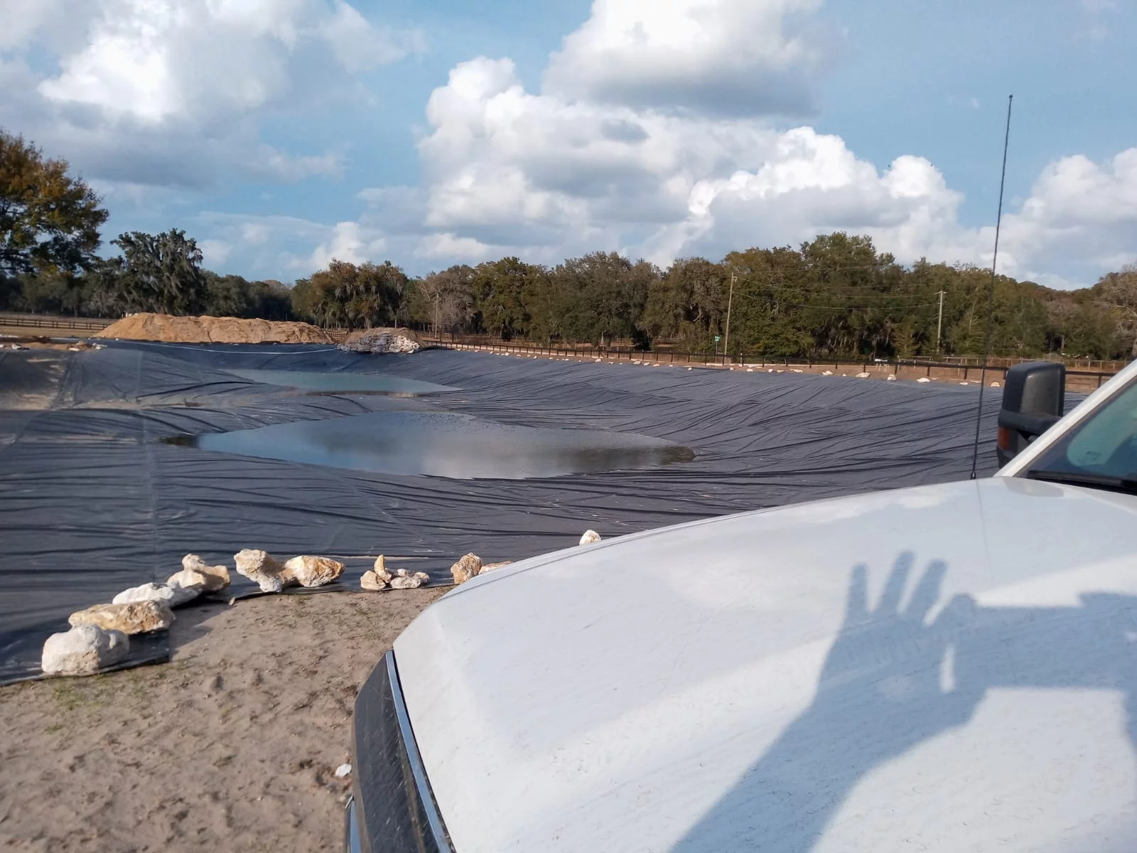 36x55 Pond liner, Tarp, geofiber, 40 Year membrane