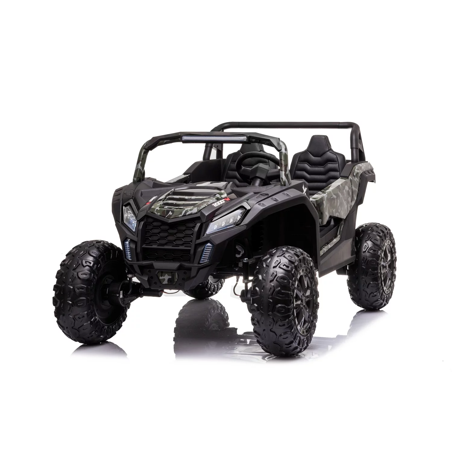 Freddo Cammo Green 24 V Dune Buggy Powered Ride-On with Parental Remote Control