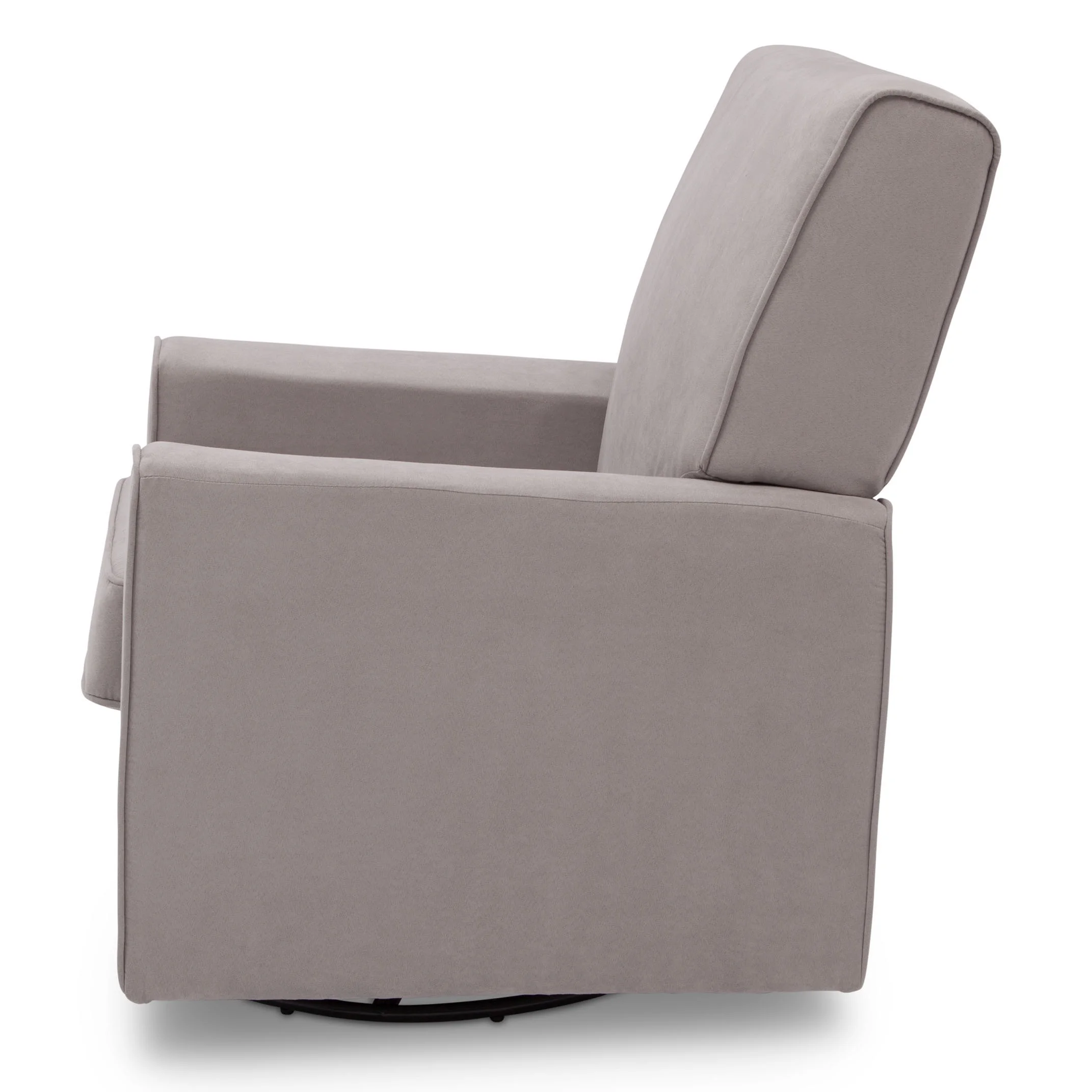 Delta Children Ava Nursery Glider Swivel Rocker Chair, Gray