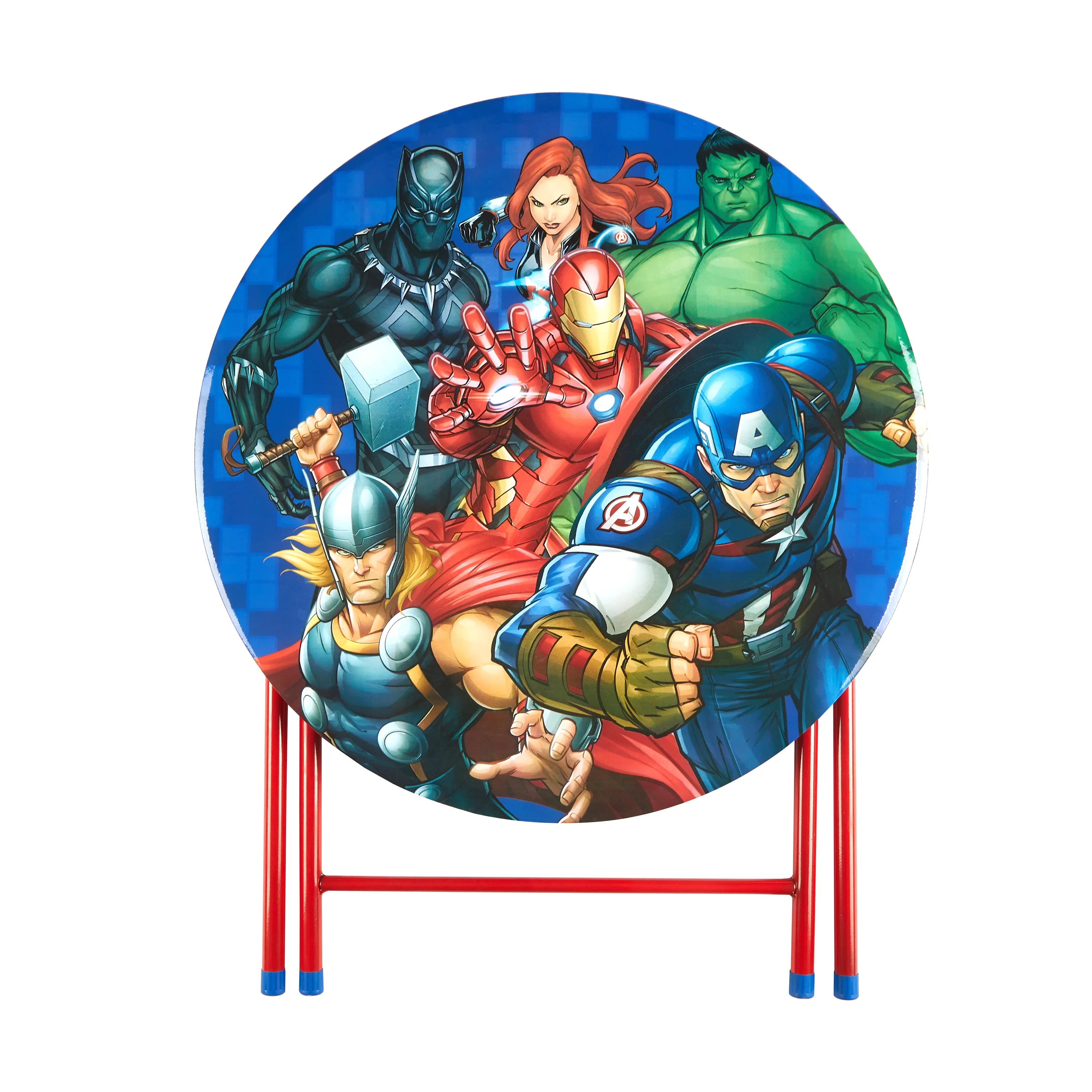 Marvel Avengers Printed 3 Piece Round Table and Chair Set