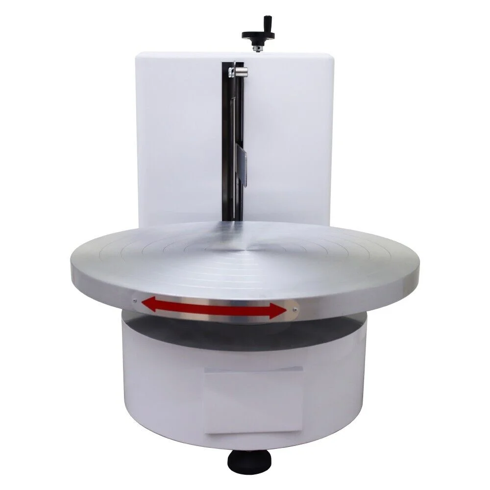 PreAsion 4-16INCH Cake Cream Spreading Coating Smearing Machine Electric Embryo Smearing Machine White 110V