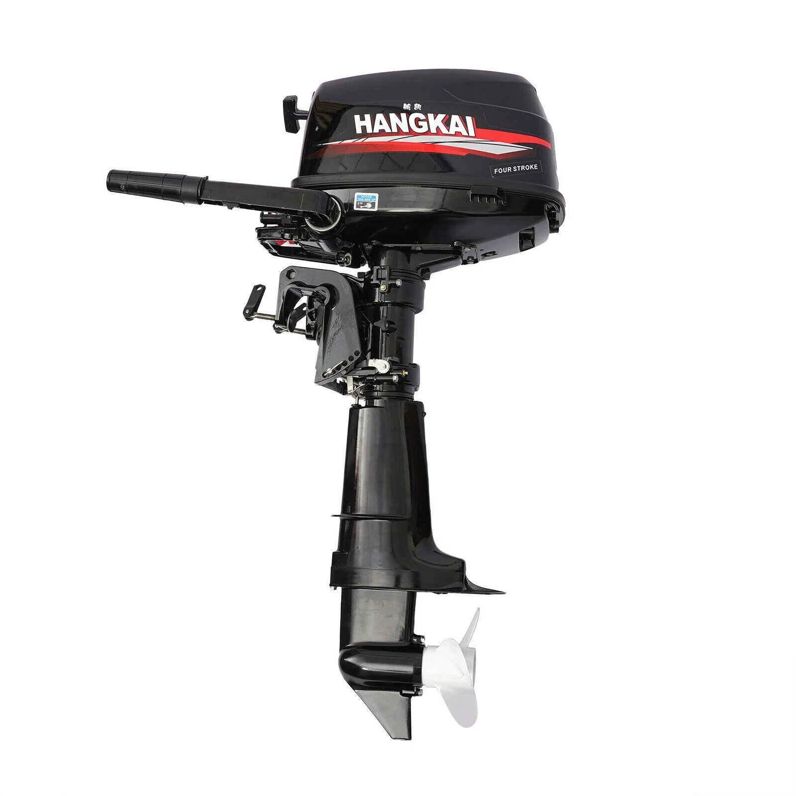 HANGKAI 6.5HP 4 Stroke Outboard Motor Marine Boat Engine W/Water Cooling CDI System