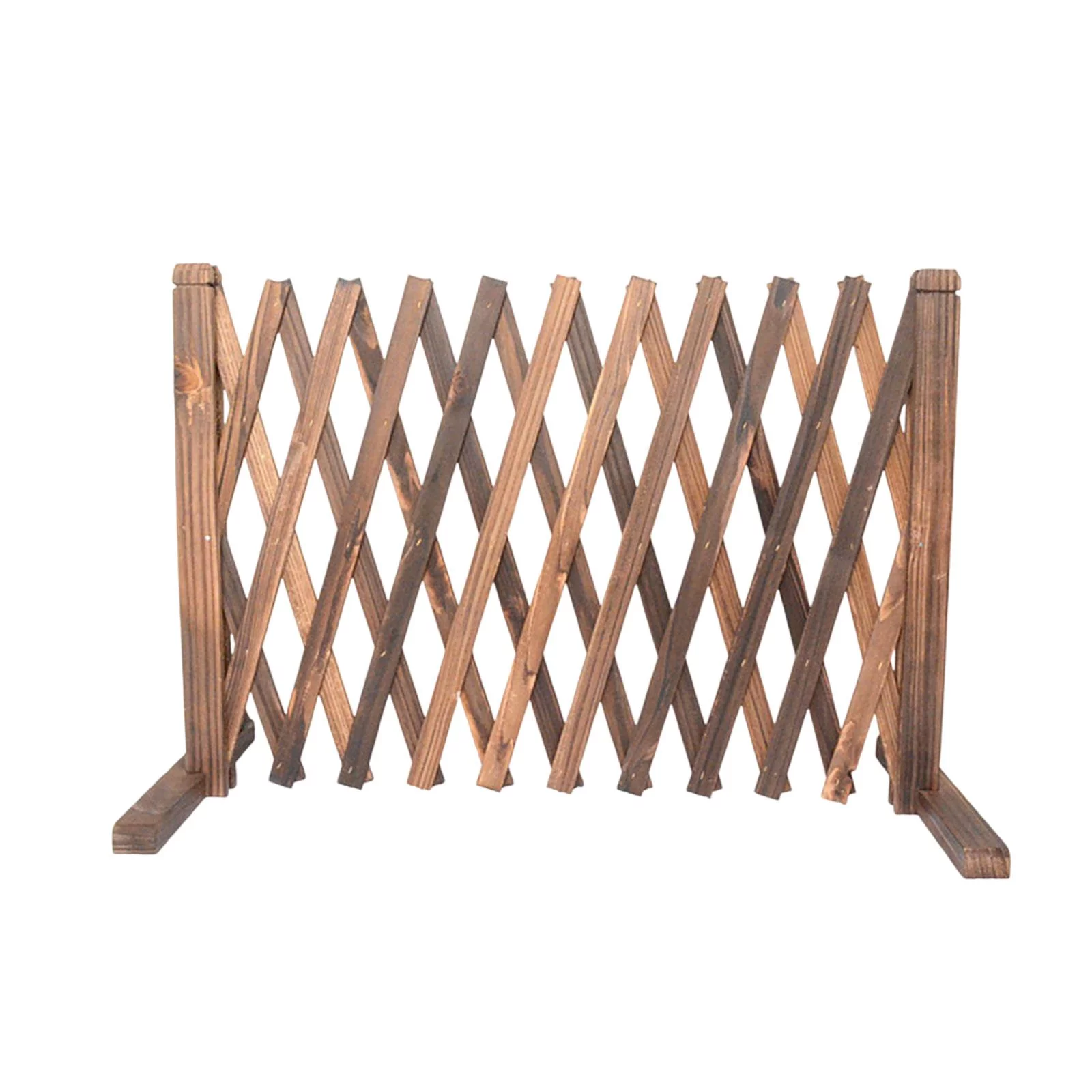 Expandable Wood Fence Photo Background Wedding Photo Props Foldable Garden Screen Panel for Outdoor Balcony Garden Courtyard Entrance
