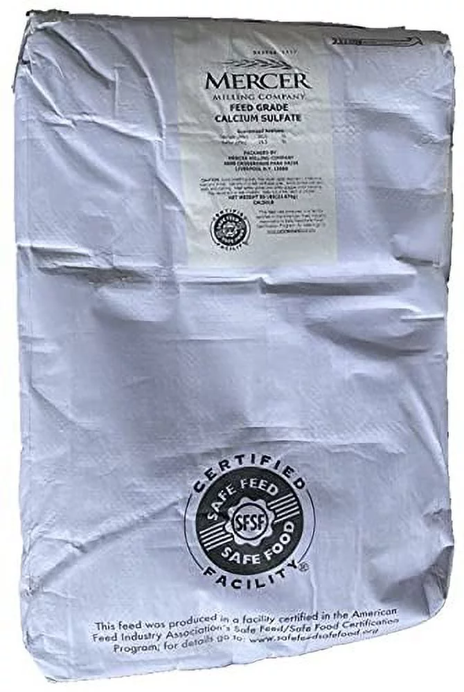 Calcium Sulfate, Gypsum, 50 lbs