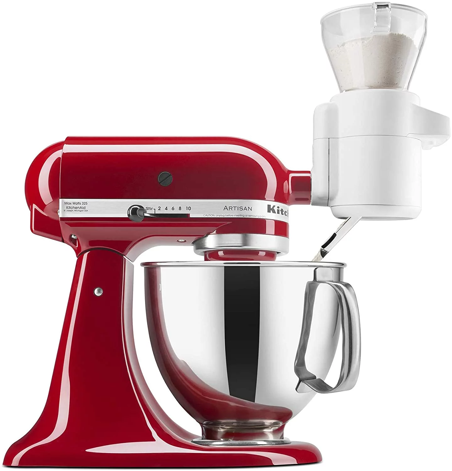 KitchenAid KSMSFTA Sifter + Scale Attachment  4 Cup  White