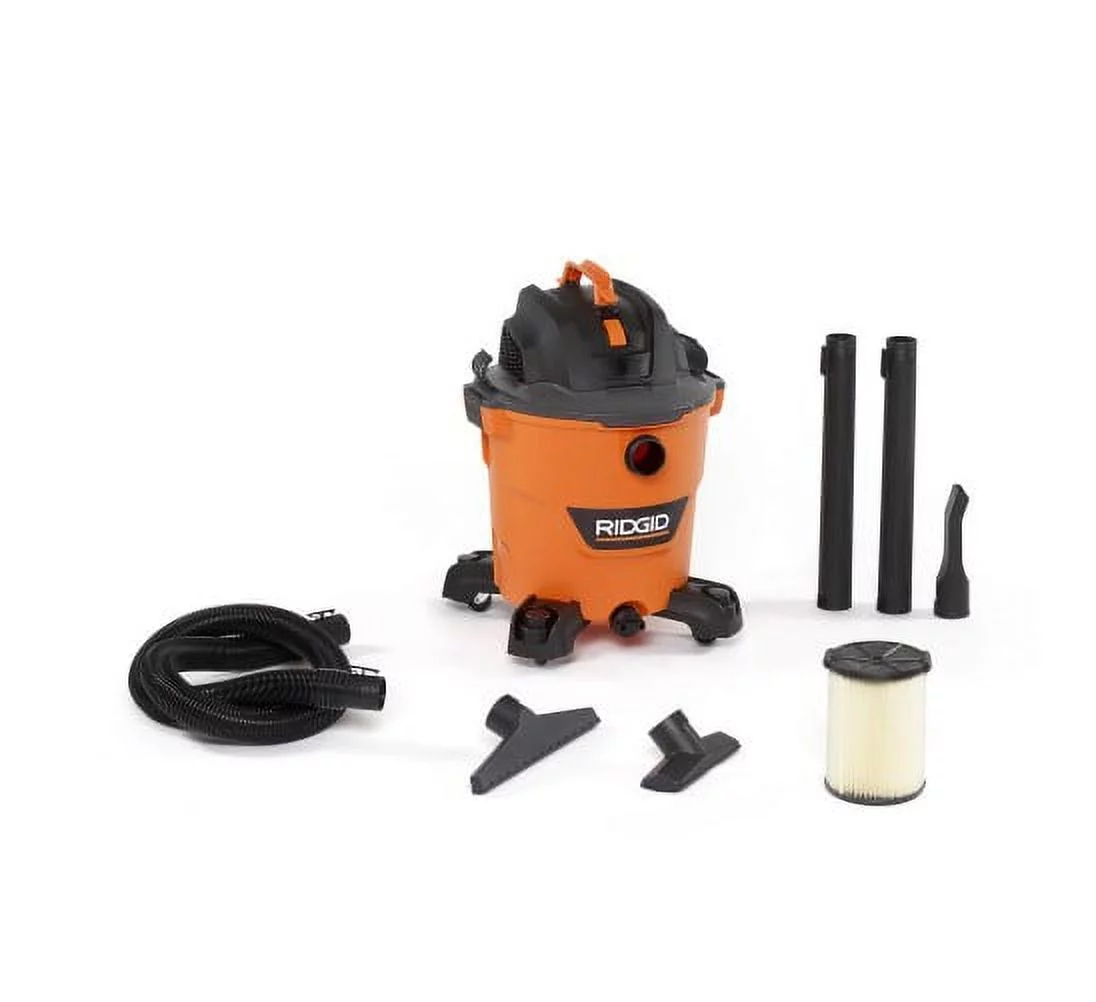 RIDGID 12 Gal. 5.0-Peak HP NXT Wet/Dry Shop Vacuum with Filter, Hose and Accessories