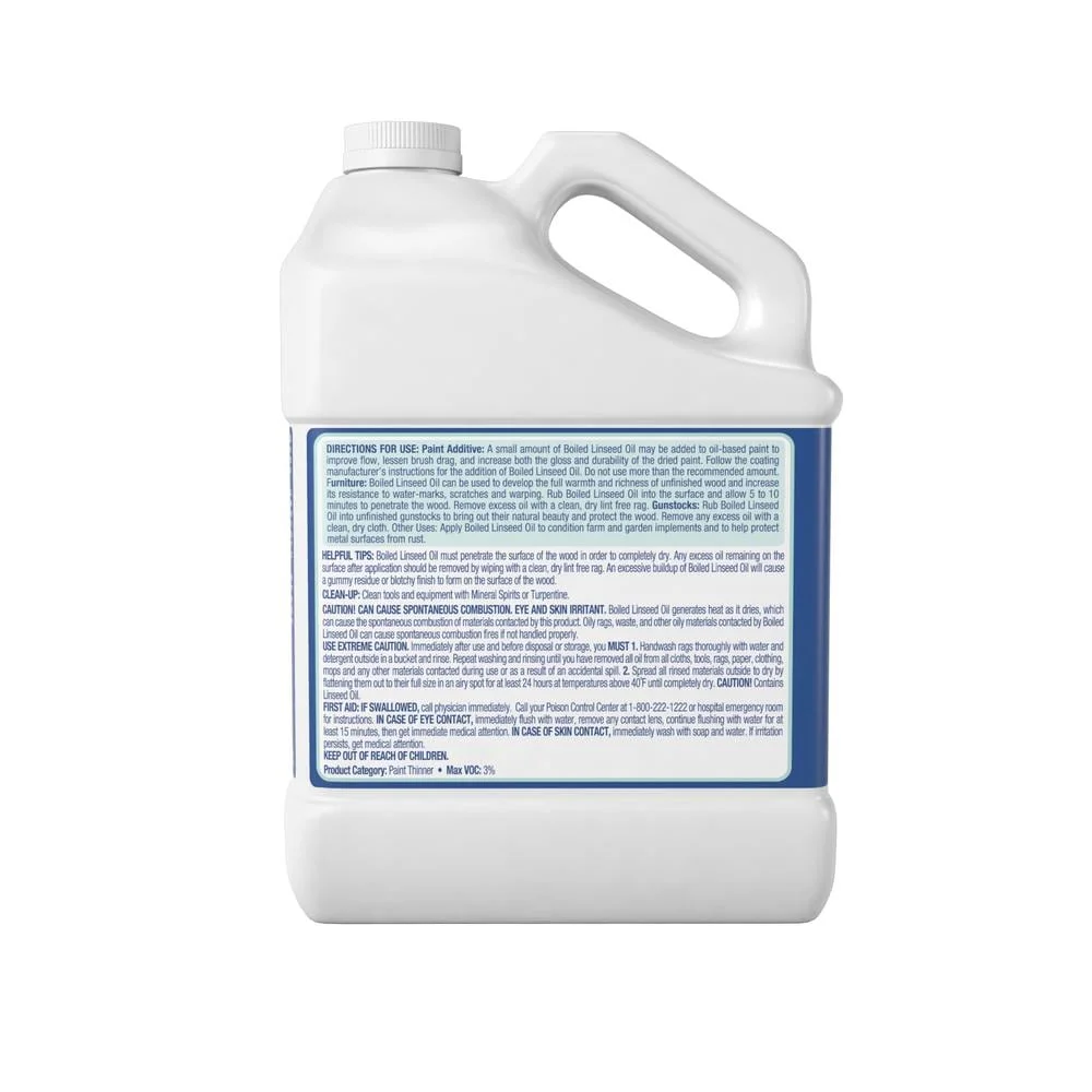 WM Barr GKL0145 Boiled Linseed Oil - 1 gal