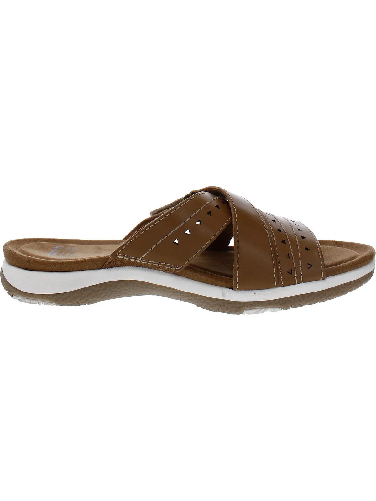 Earth Origins Womens Suella Slip On Padded Insole Slide Sandals