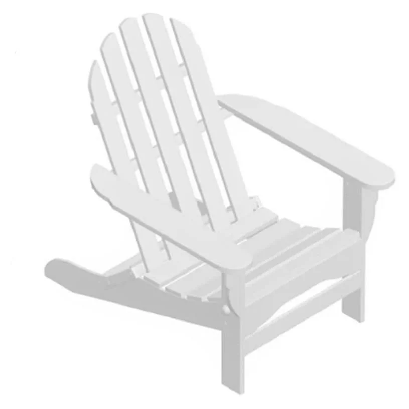 Havenside Home  Nelson 4-piece Recycled Plastic Folding Adirondack Chair Set Black