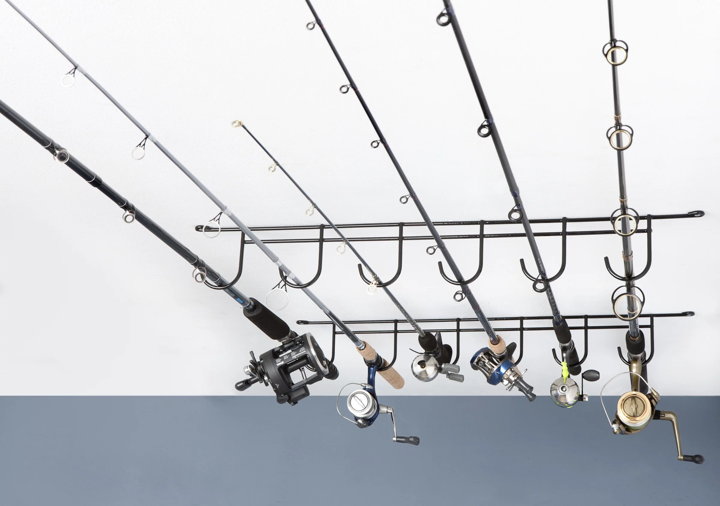Rack'Em Overhead 6 Rod Fishing Rack