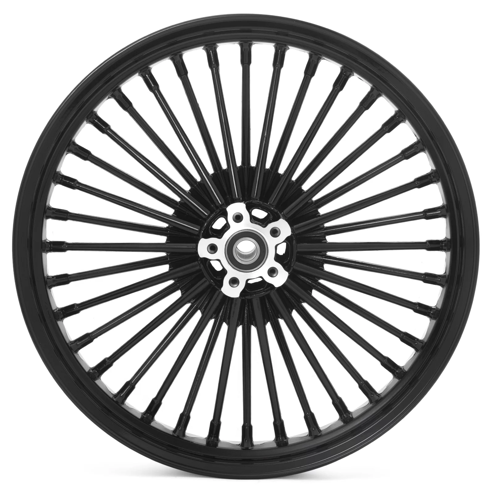 21x3.5 Fat Spoke Front Wheel Rim for Harley Dyna Street Bob FXDB Low Rider FXDL 2008-2017