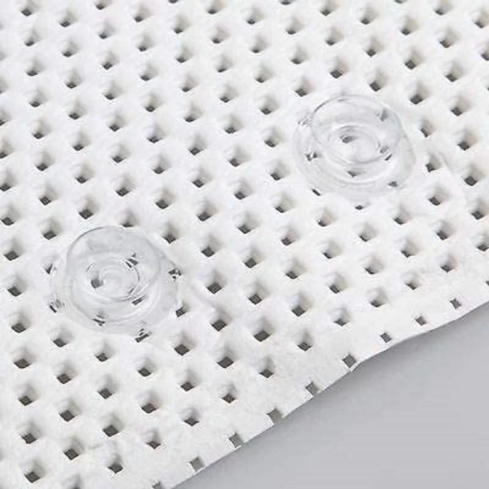 Dependable Industries Inc. Essentials Soft Waffle PVC Foam Cushioned Texture Spa Quality Bathroom Tub & Bath Mat Anti-Slip 27.5