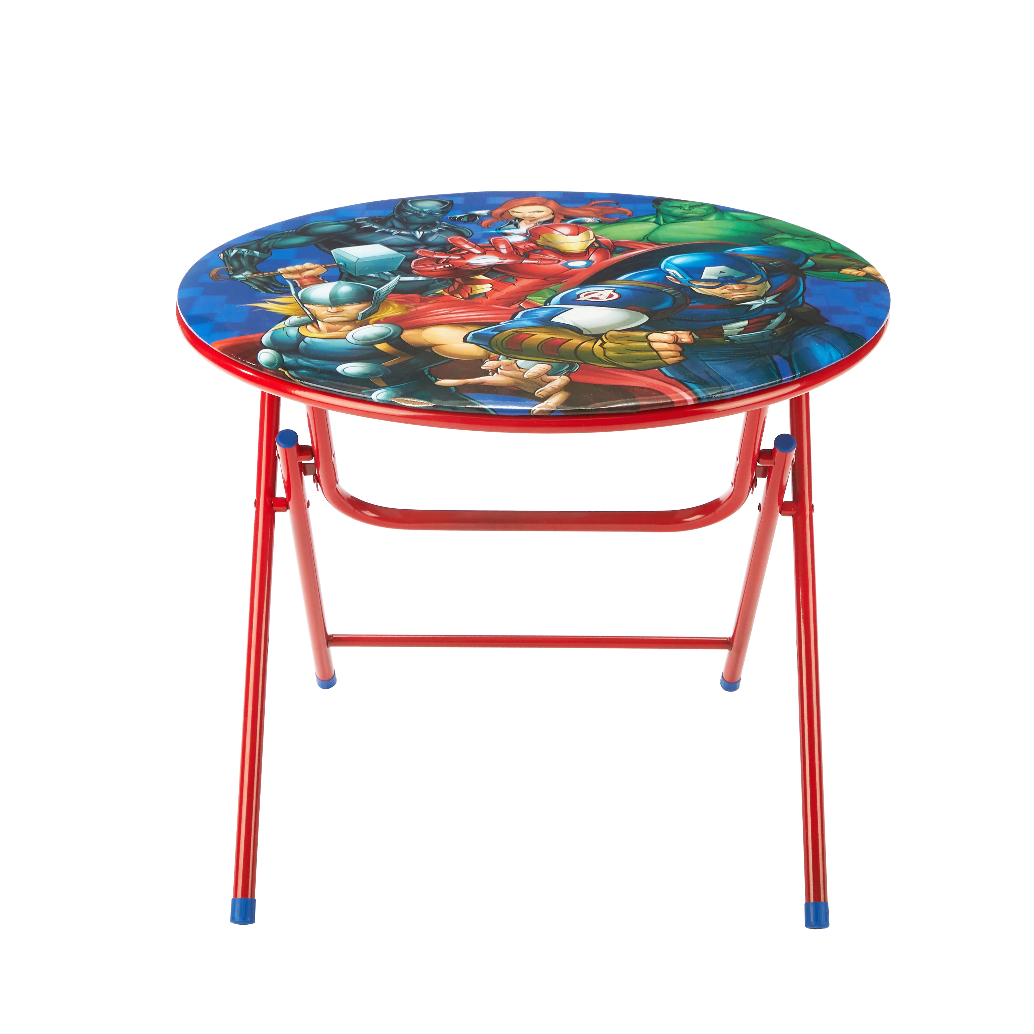 Marvel Avengers Printed 3 Piece Round Table and Chair Set