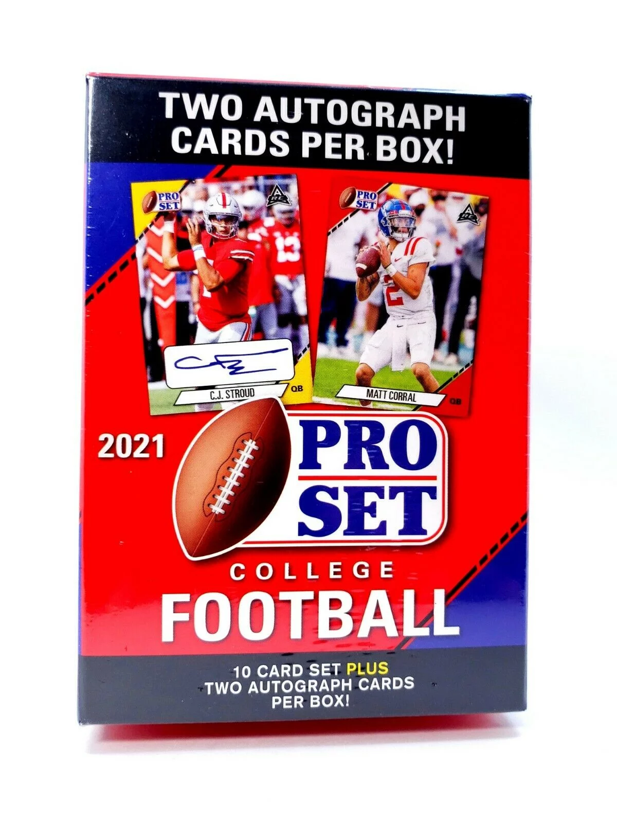 21 Leaf Pro Set College Football Blaster Box Trading Cards