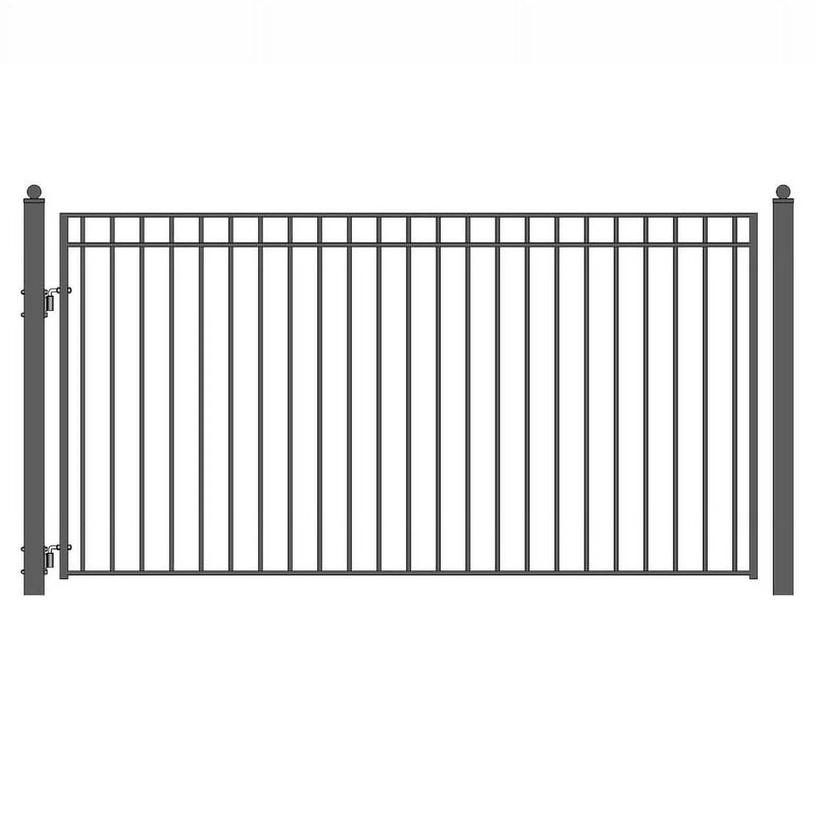 ALEKO Steel Single Swing Driveway Gate - MADRID Style - 12 x 6 ft