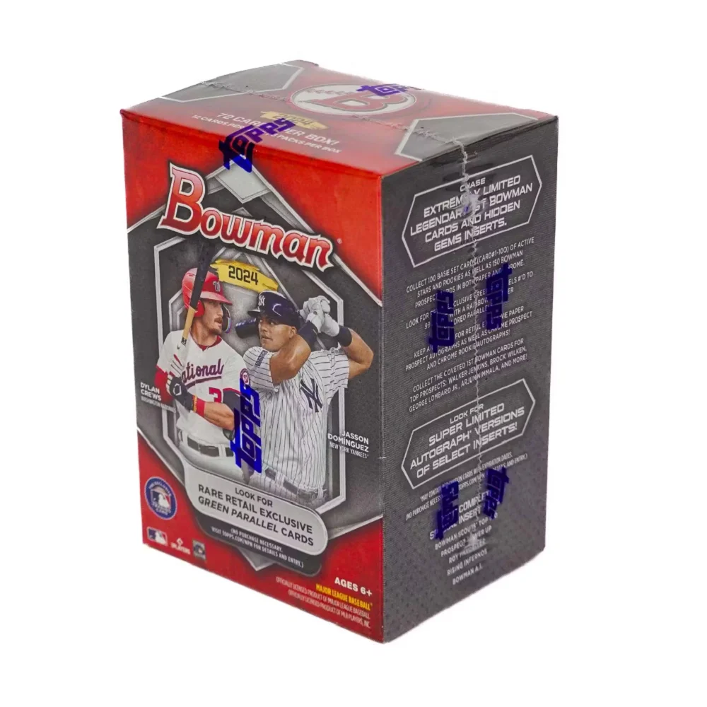 MLB Topps 2024 Bowman Baseball Trading Card BLASTER Box (6 Packs Per Box, 12 Cards Per Pack)