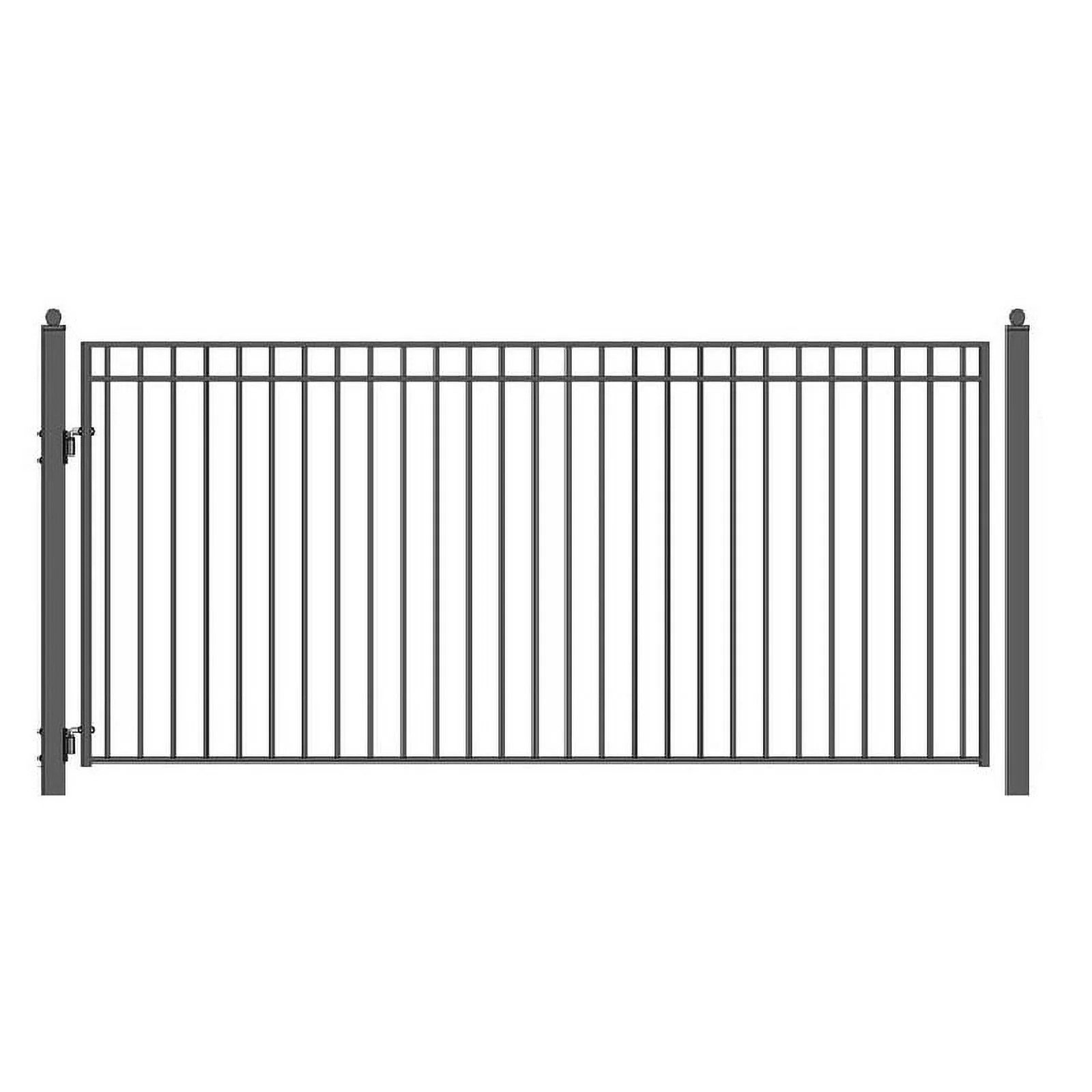 ALEKO Steel Single Swing Driveway Gate - MADRID Style - 14 x 6 ft