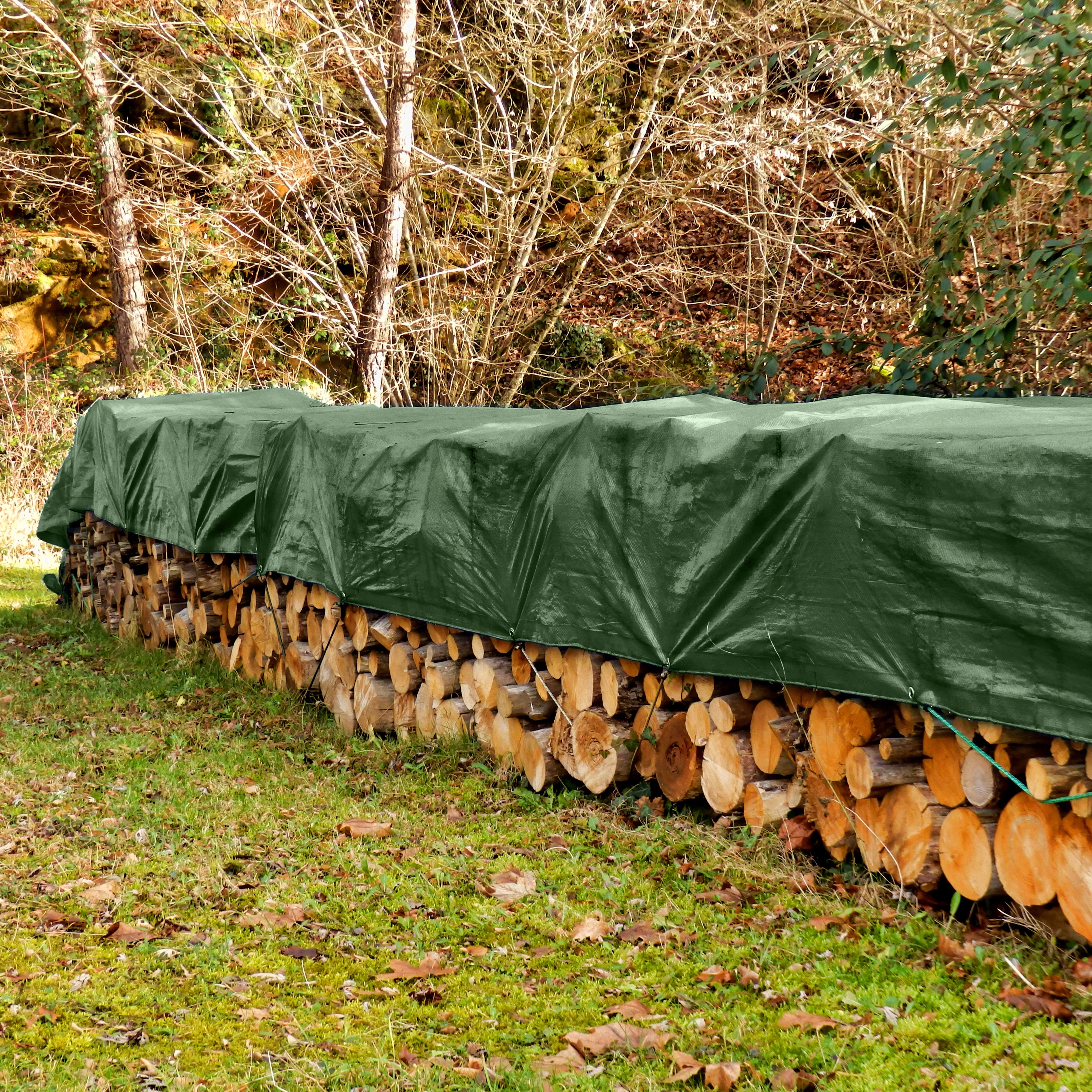 Strategy 12 Mil Commercial Grade Polyethylene Tarp Cover 40' x 30'