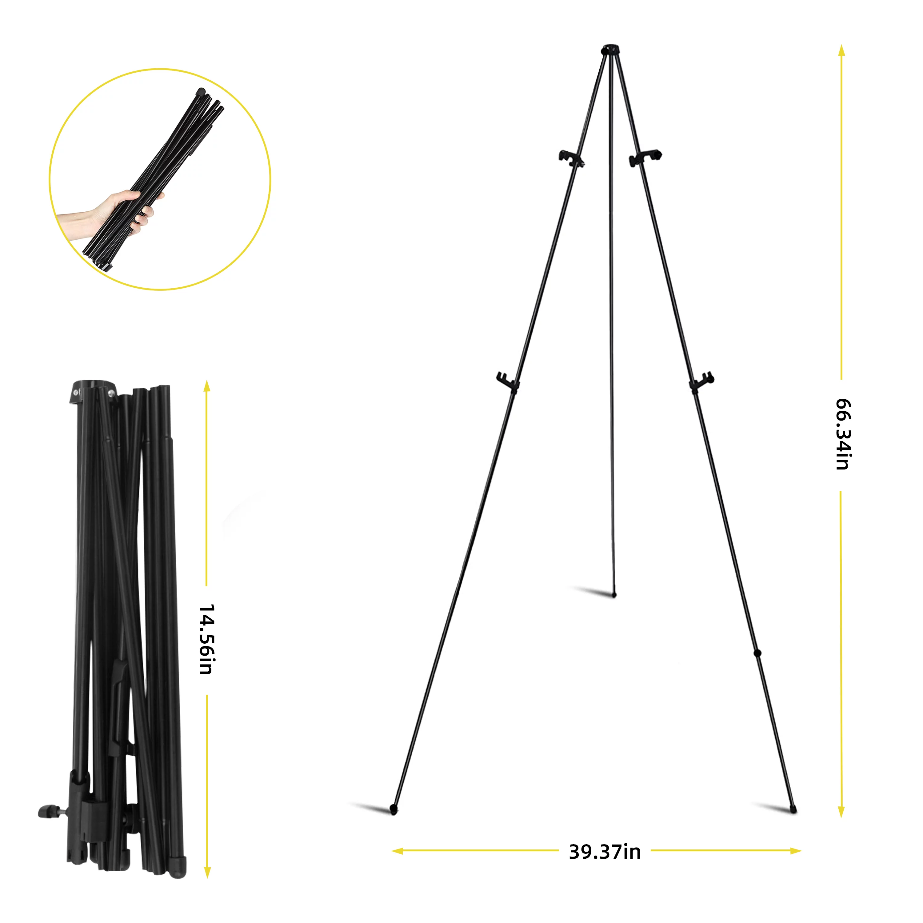 WZCPCV Art Easels for Signs with Fixed Clasp  66