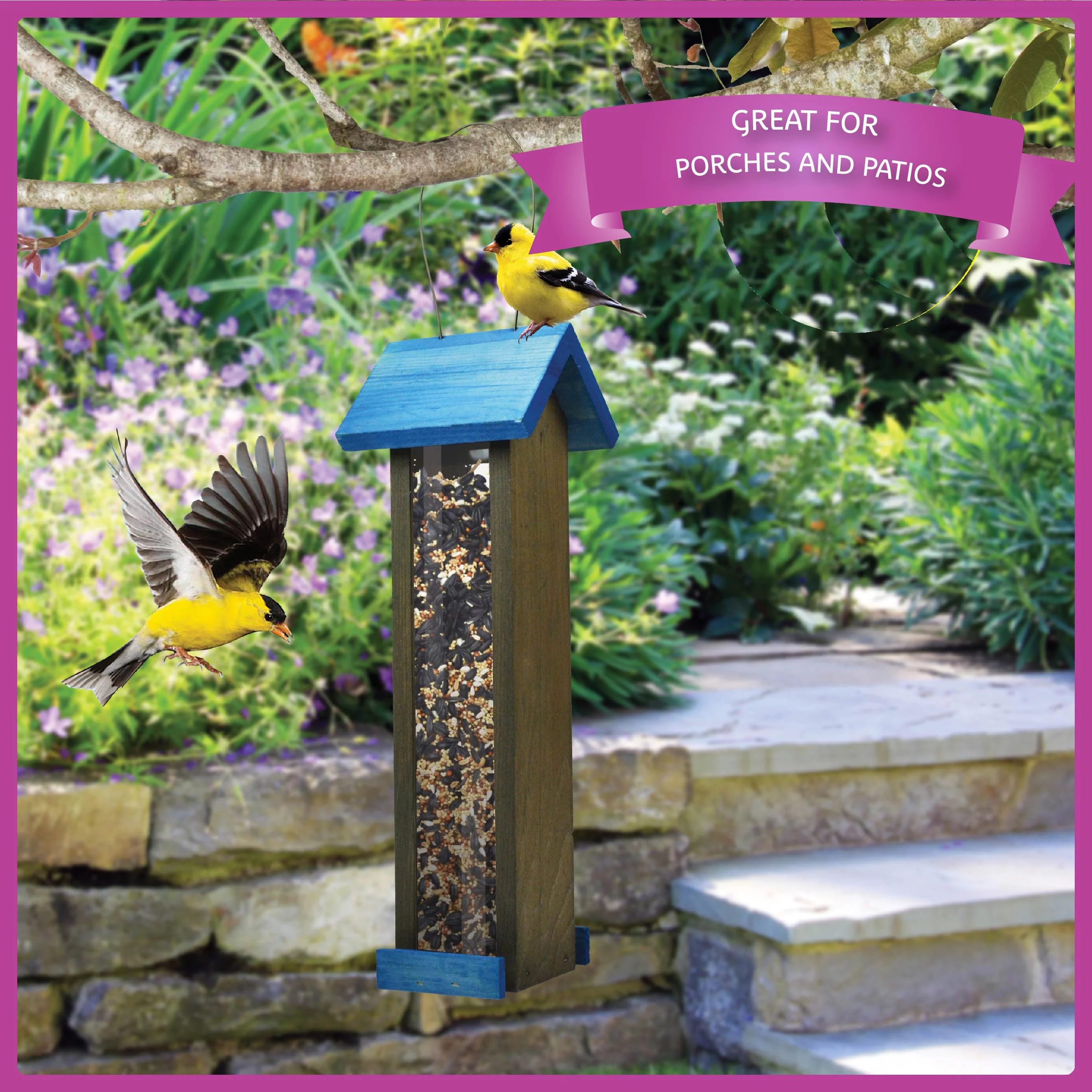 Pennington High Energy Nut & Fruit Blend, Dry Wild Bird Seed, 5 lbs., 1 Pack