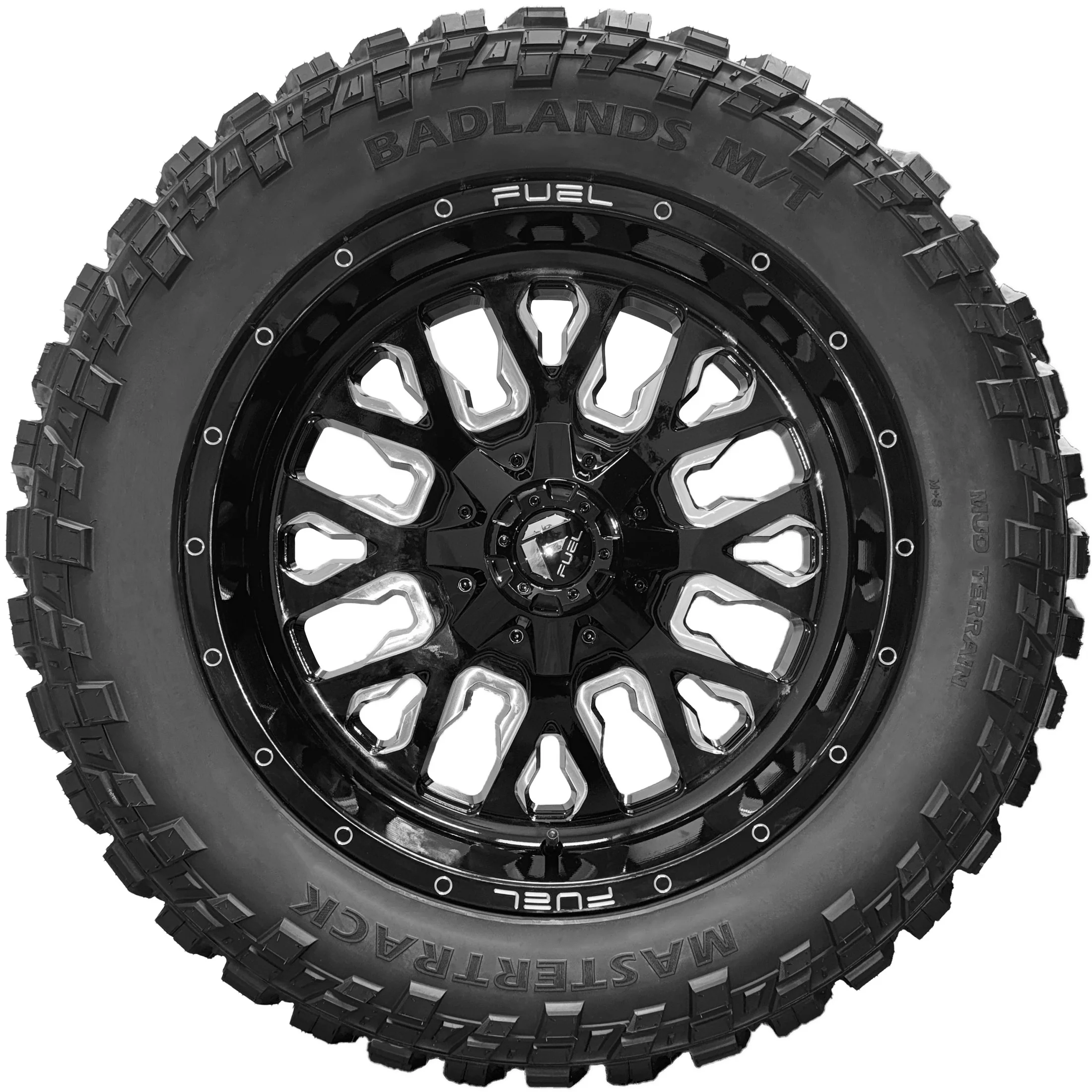 Mastertrack BADLANDS MT Mud Terrain LT33X12.50R24 106Q 12PR F Light Truck Tire 33/12.50/24(Tire Only）