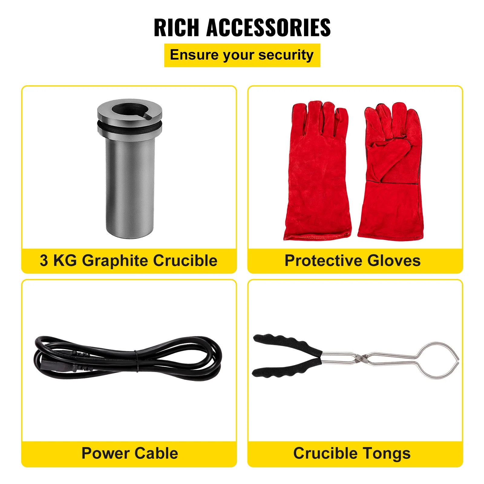 SKYSHALO Electric Melting Furnace, 3kg Digital Electric Melting Furnace, 1750w 1150℃/2102 ℉ Gold Smelter Furnace W/ Graphite Crucible Casting Refining Jewelry