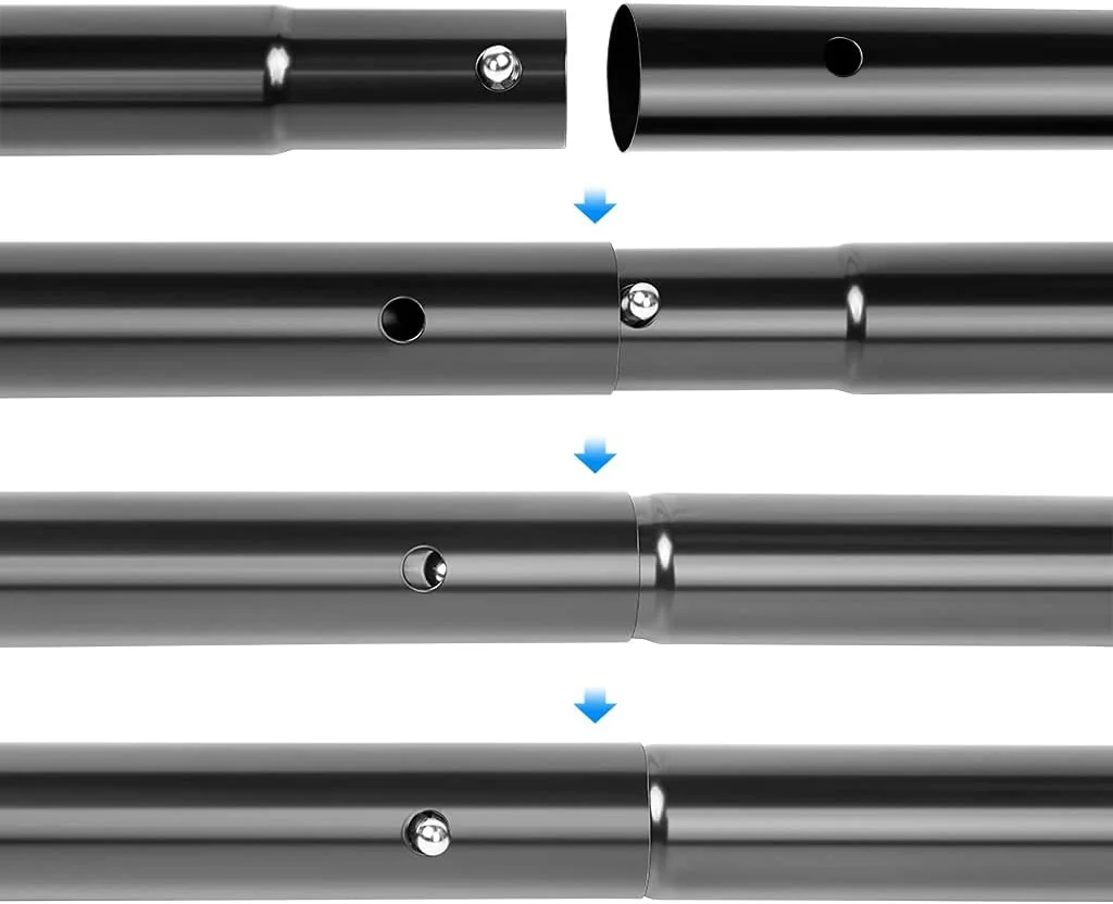 ShowMaven Background Stand, 6.5ft Height x 10ft Wide Adjustable Photo Backdrop Stand with Carry Bag, Clamps, Sangbags and Elastic String Clips