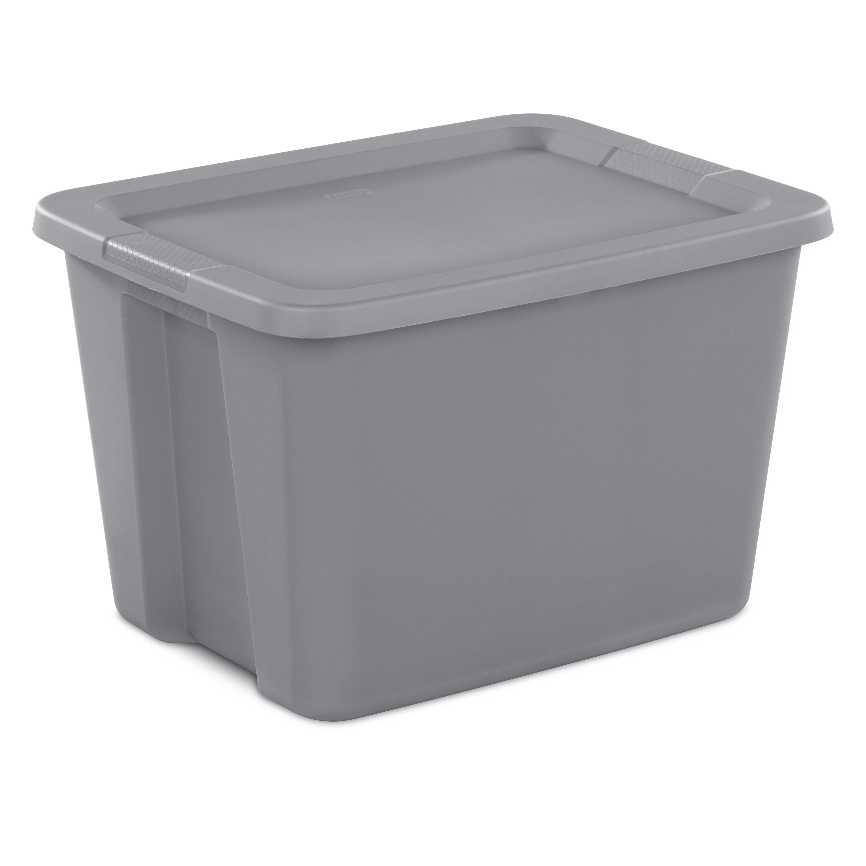 Sterilite 18 Gallon Tote Box Plastic, Titanium