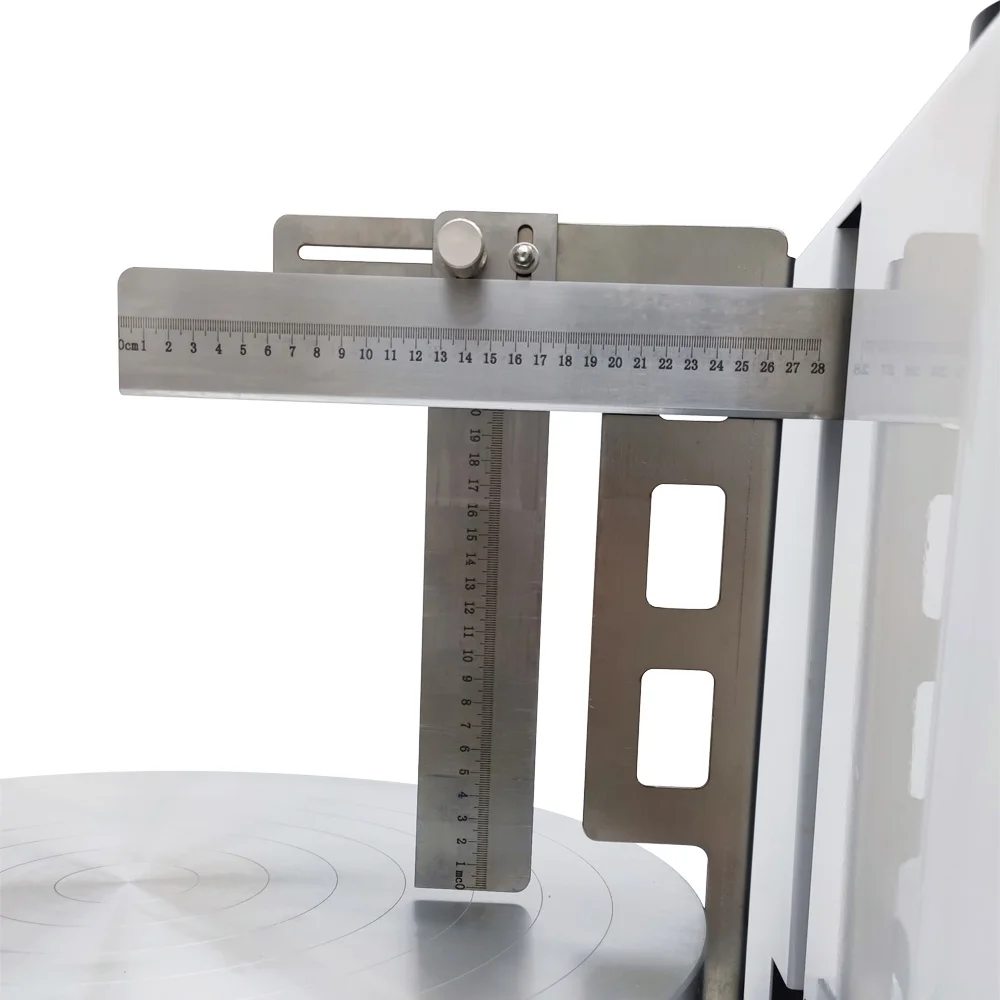 INTSUPERMAI Electric 4-16inch Cake Cream Spreading Coating Smearing Machine White Digital Display