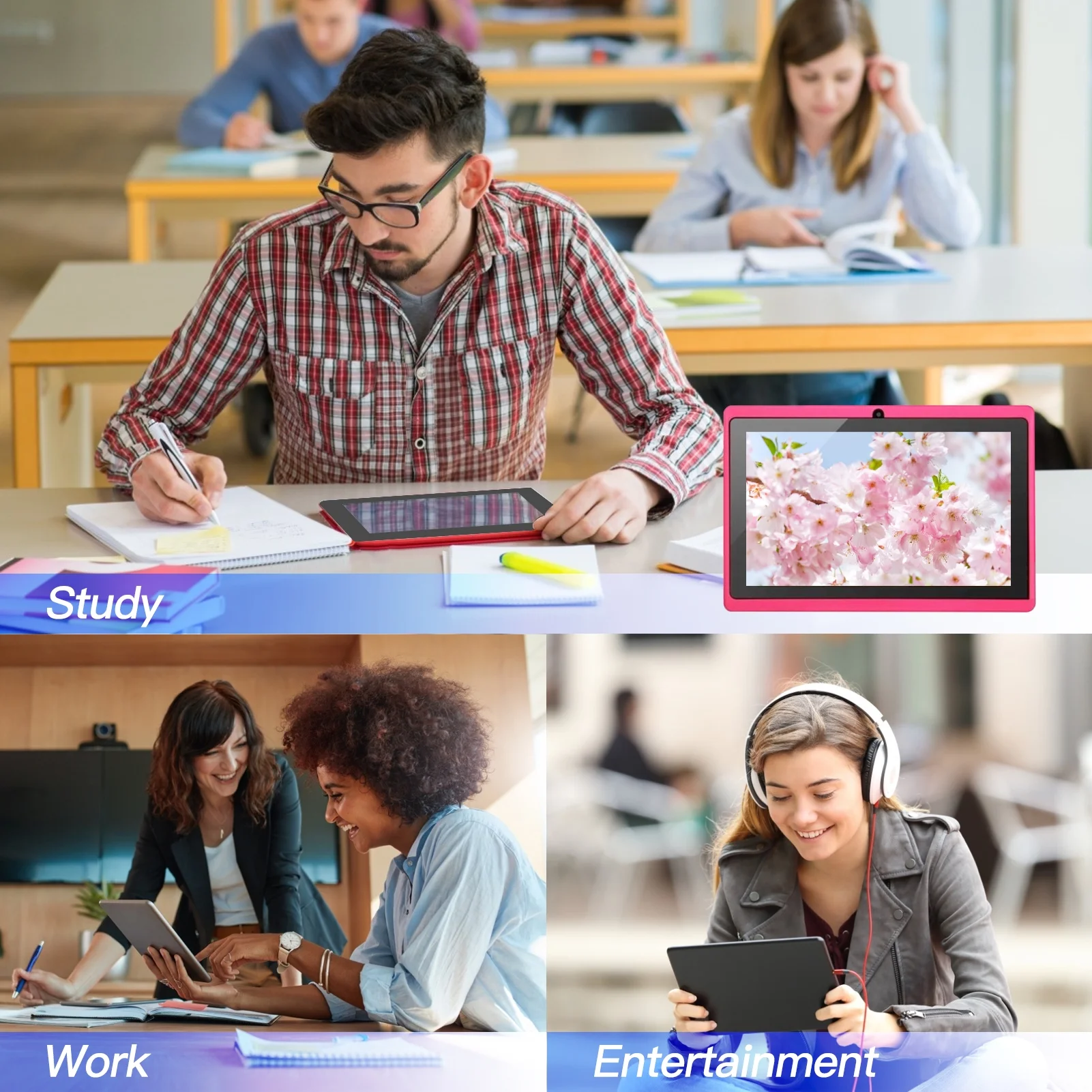 Tablet,Tablet Children Tablet Android Version Dual Wifi Version Dual Camera Quad-core Processor Tablet Processor Tablet 7 Processor Wifi Inch Tablet Pristin Dual 7 Children 7 Children Tablet