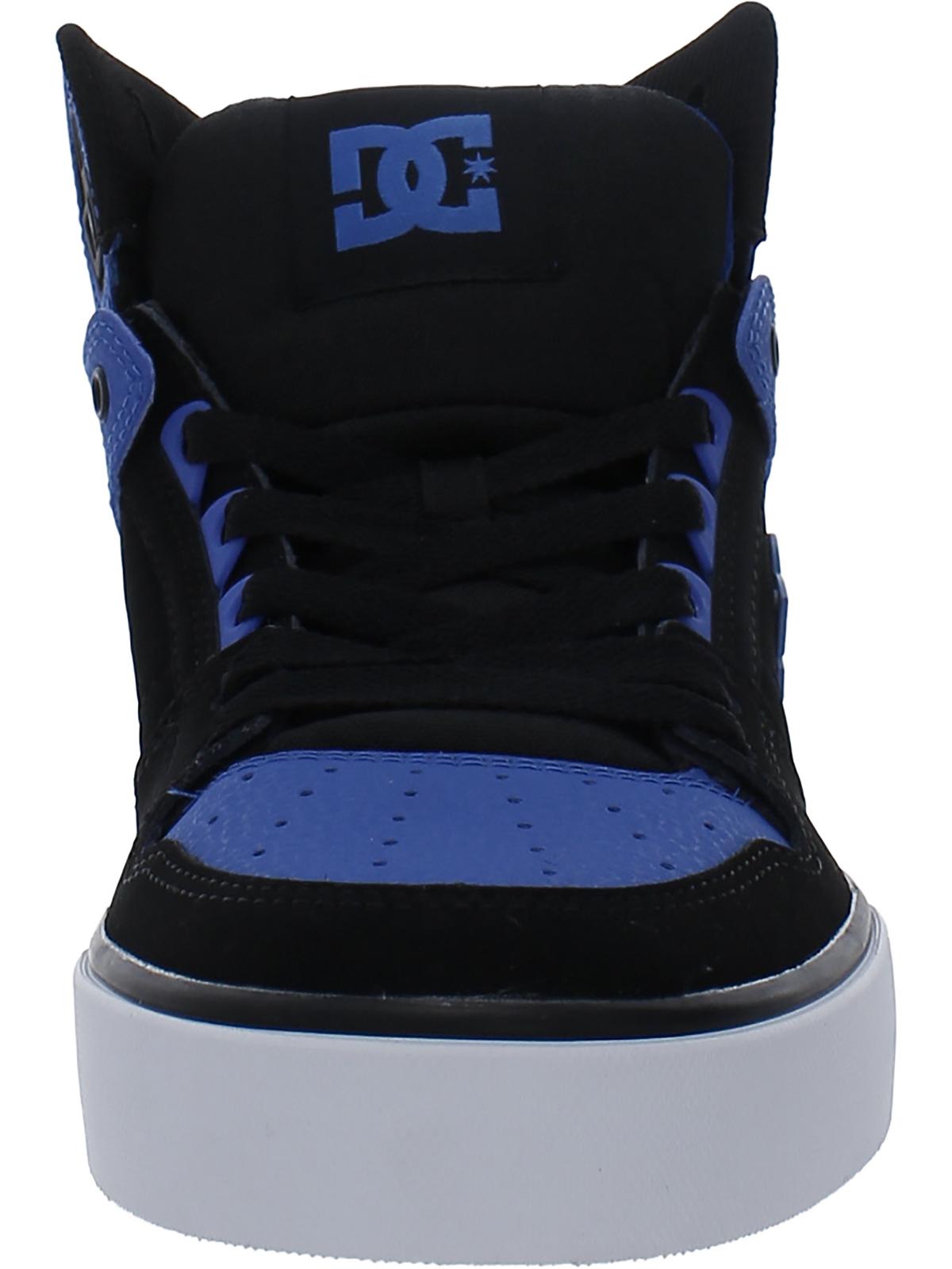 DC Mens Pure High-Top WC Leather Skate Shoes