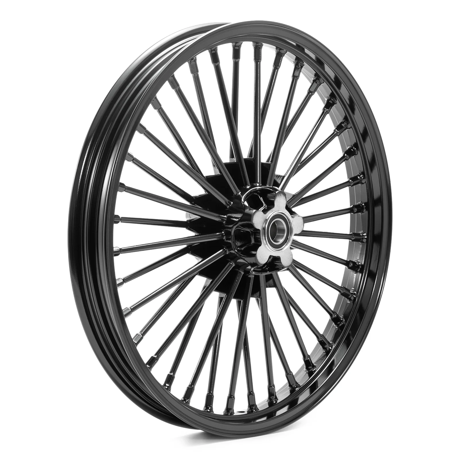 21 x 2.15 Fat Spoke Front Wheel Rim for Harley Softail FLSTF FLSTC FLSTN 2000-2014