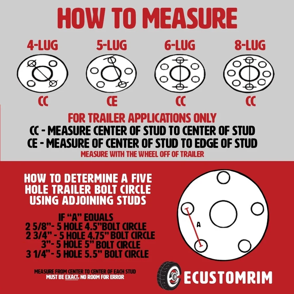 Radial Trailer Tire On Rim ST175/80R13 175/80R-13 13 5 Lug Wheel Gray Grey Mod