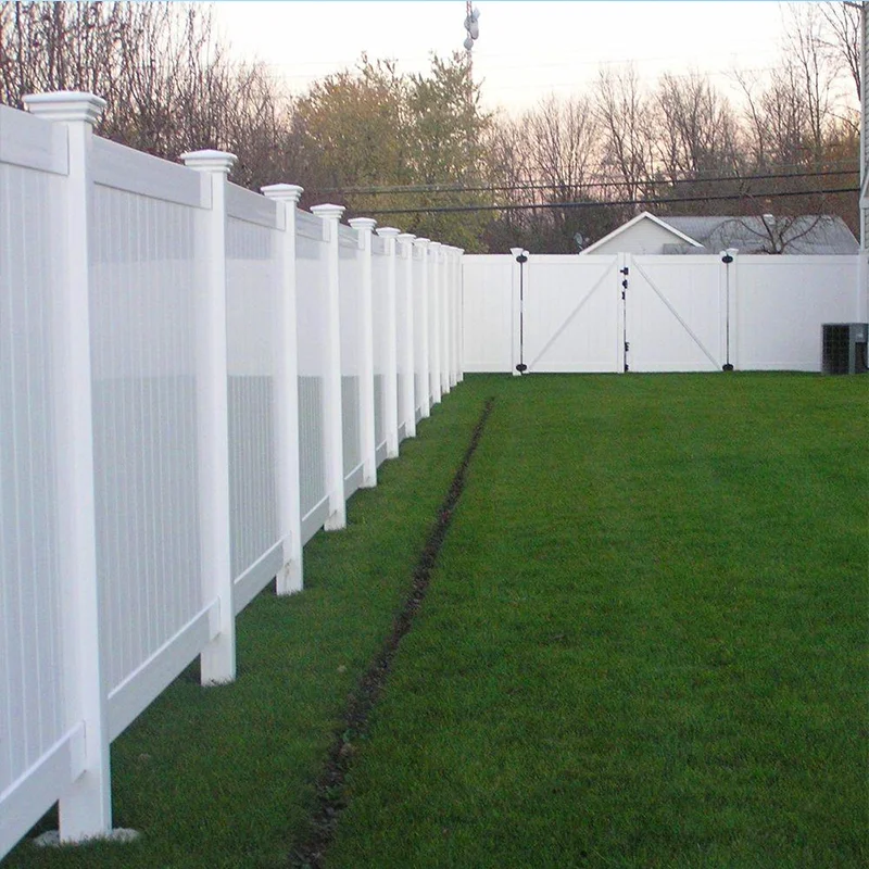 2 pcs x Privacy Fence Panels 6ft.H x 6ft.W White Vinyl Fence set of 2 Pcs