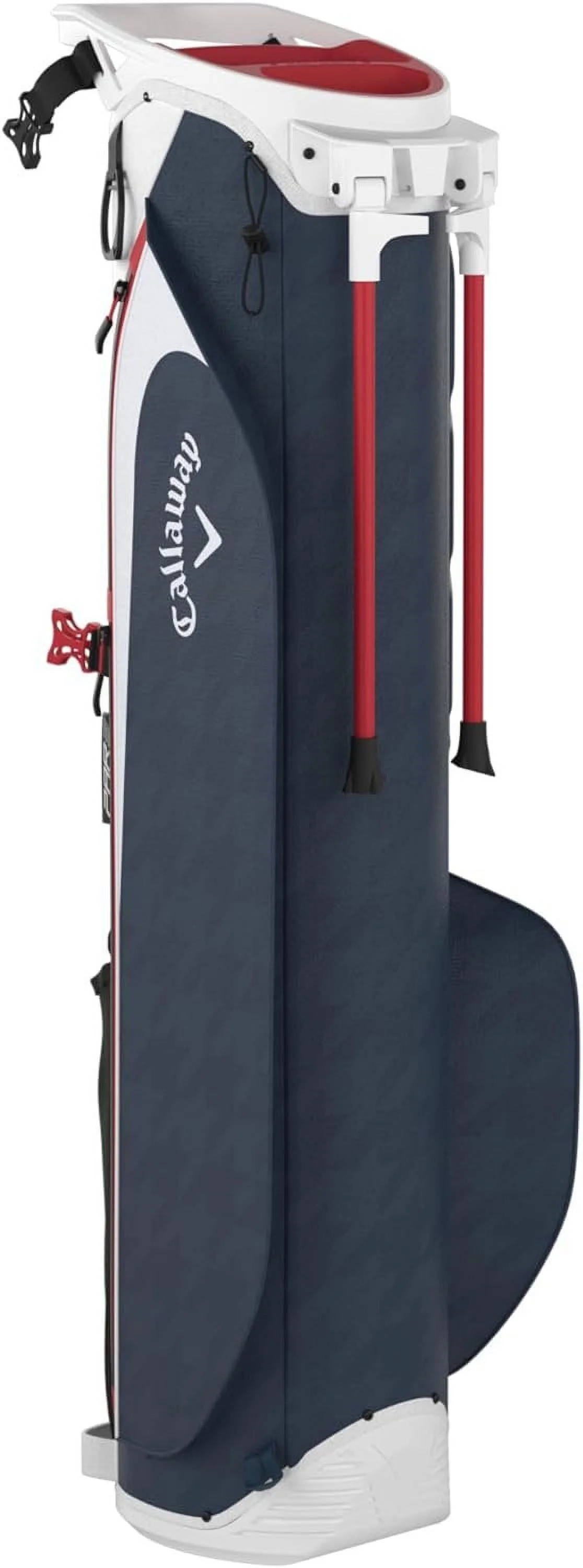 Callaway 2024 Par 3 Golf Stand Bag White Navy Red