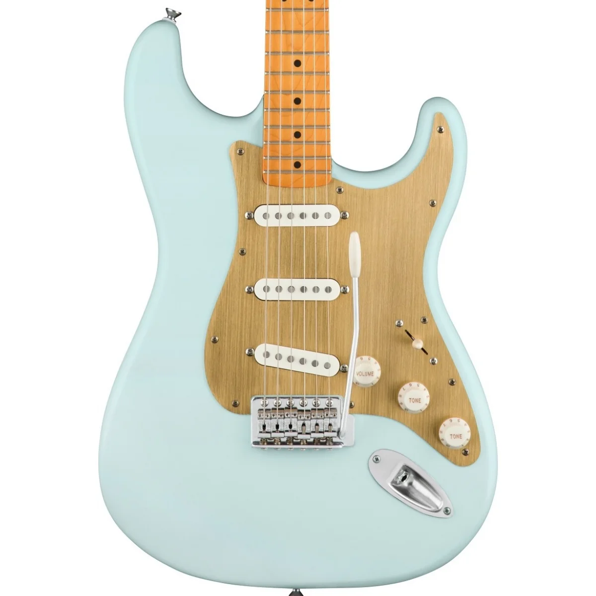 Squier SQUIER 40TH ANNIVERSARY Stratocaster Vintage Edition Electric Guitar (Satin Sonic Blue)