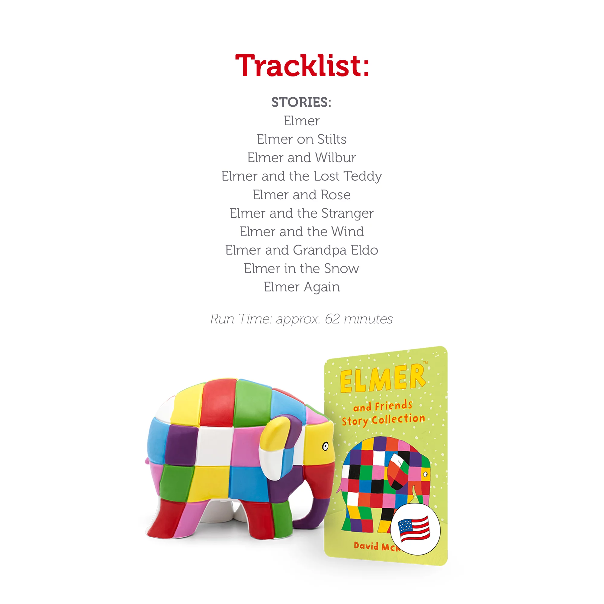 Tonies Elmer & Friends Audio Play Figurine