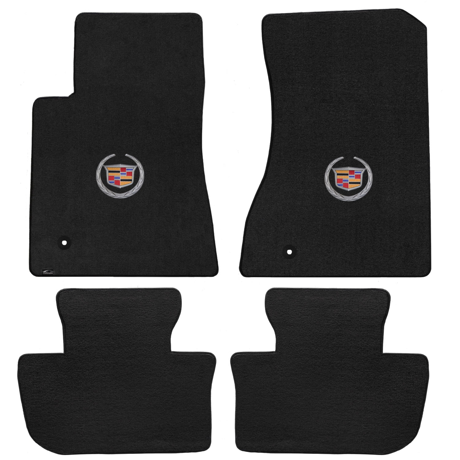 Lloyd Mats Custom Fit Floor Mats for Cadillac CTS 2WD Coupe 2011-2014 LogoMat 4Pc Set Charcoal