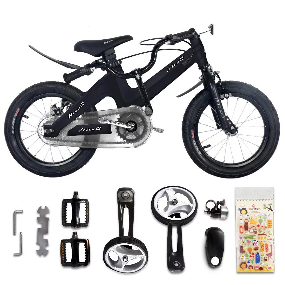 NiceC Kids Bike with Dual Brakes and Training Wheels (14