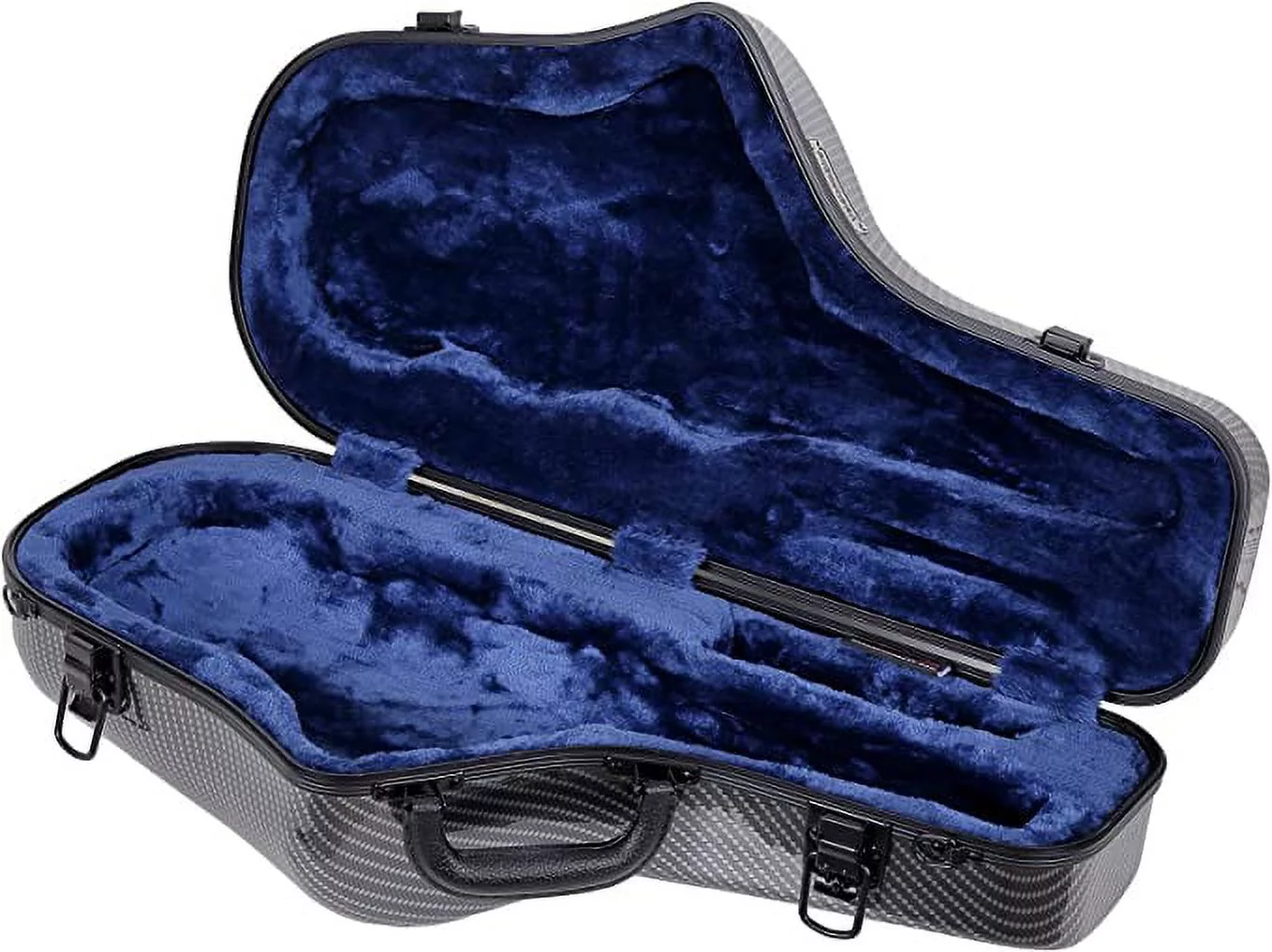 Crossrock Waterproof Alto Saxophone Case, PC Carbon Wave ABS Mold Hard Shell