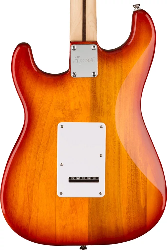 Squier Affinity Series Stratocaster FMT Electric Guitar, Sienna Sunburst, Maple Fingerboard